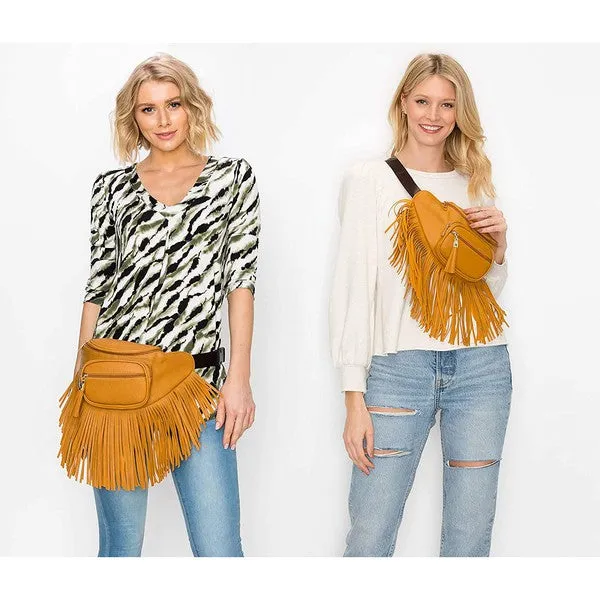 Cowgirl Fringe Tassel Bum Bag