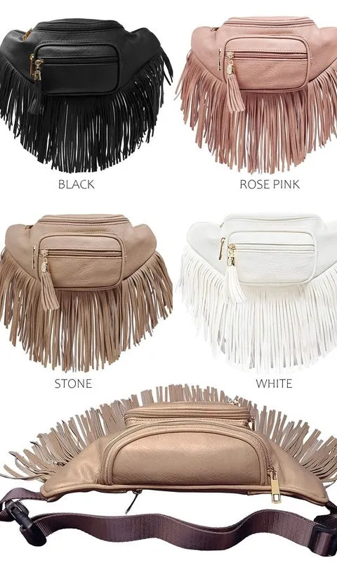 Cowgirl Fringe Tassel Bum Bag