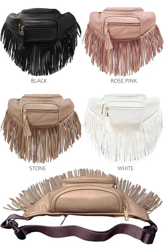 Cowgirl Fringe Tassel Bum Bag