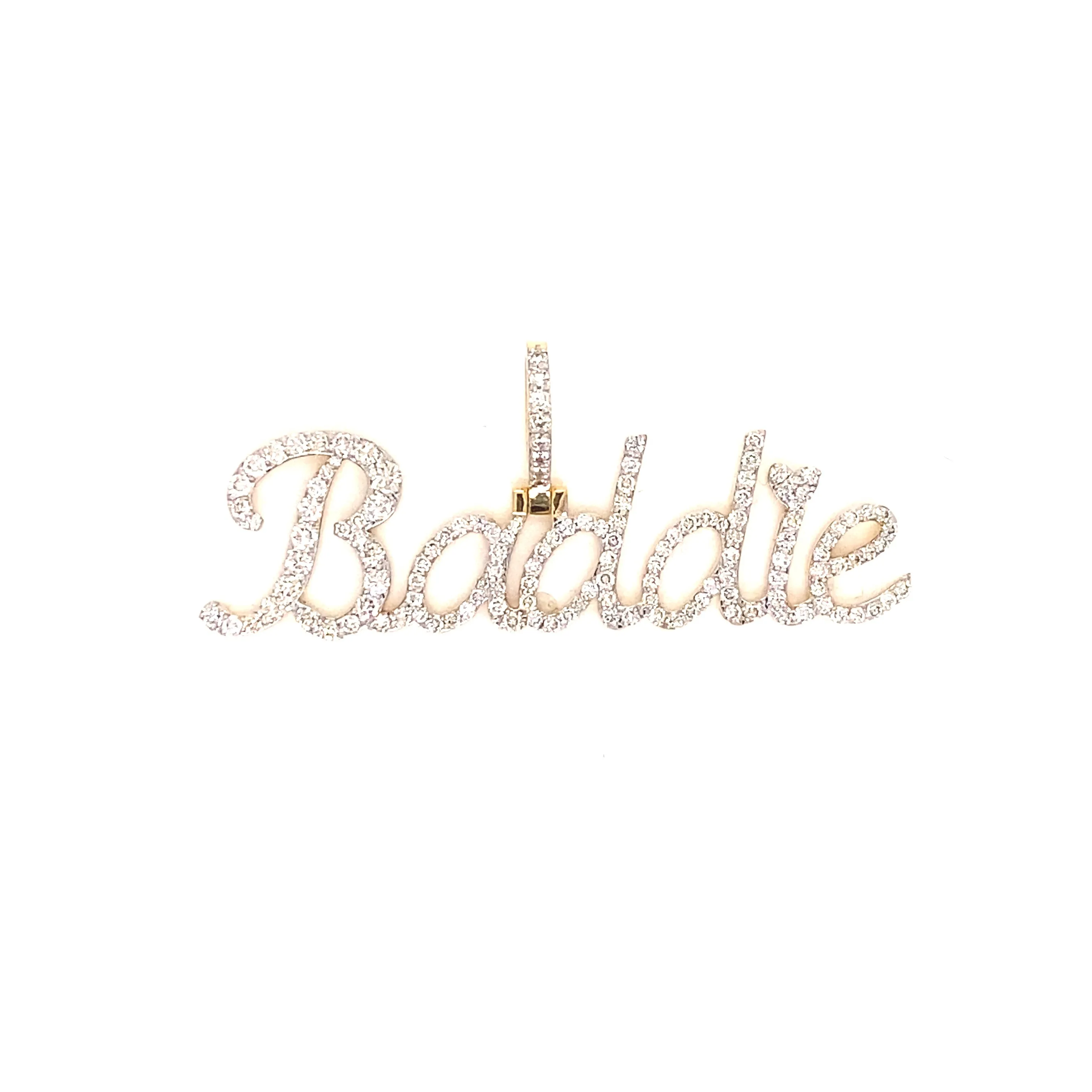 Custom Diamond “Baddie” Name Plate
