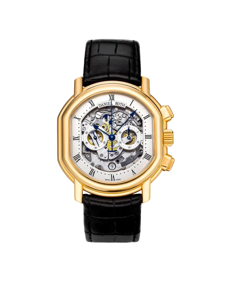 Daniel Roth Academie Masters Chronograph 18K Yellow Gold Men's Watch