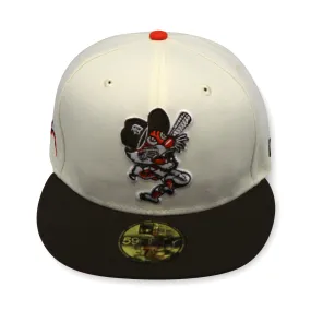 DETROIT TIGERS "1968 WORLDSERIES X 50TH ANNIVERSARY" NEW ERA 59FIFTY FITTED (ORANGE UNDER VISOR FITTED) (S)