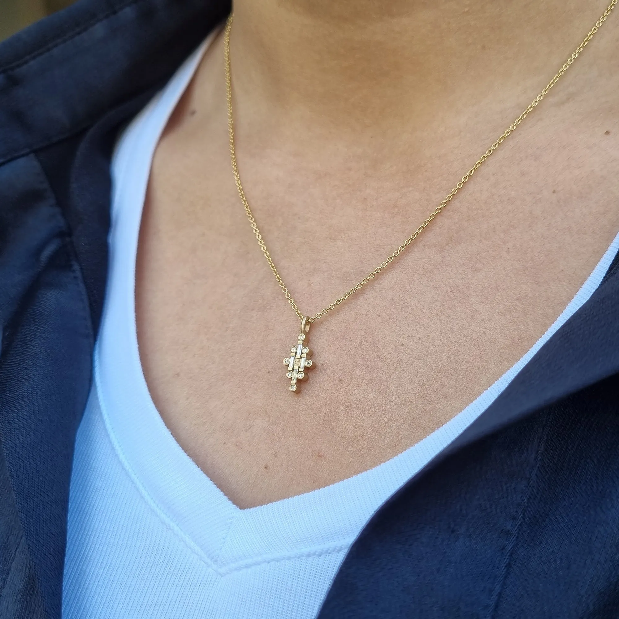 Diamond Necklace 18k Gold