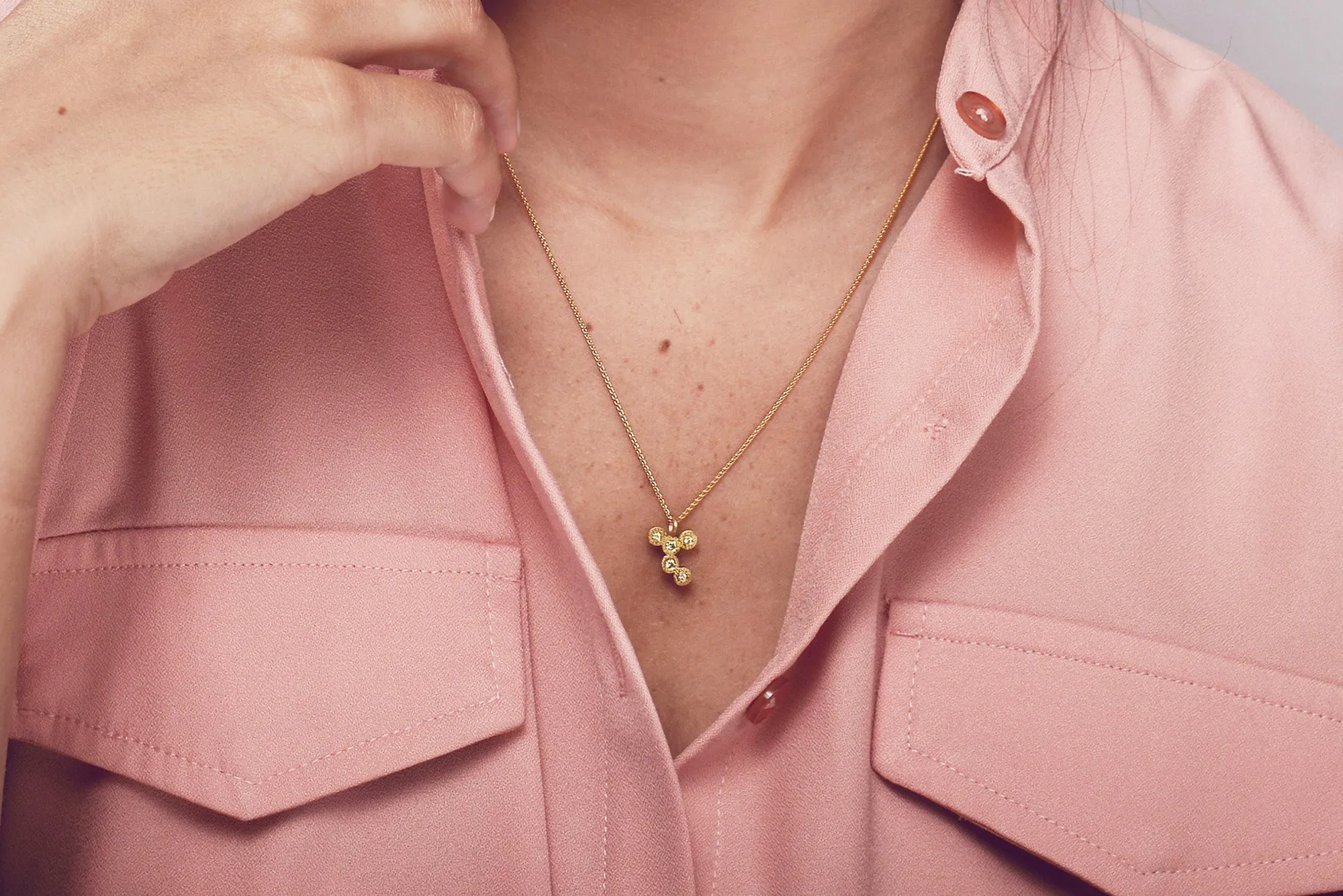 Diamonds 18k Gold Necklace