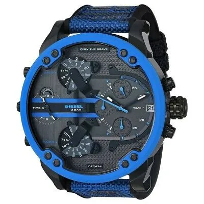 DIESEL MR. DADDY 2.0 BLUE WATCH