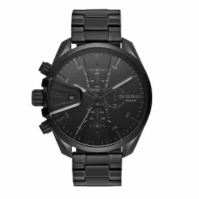 Diesel MS9 Black Chronograph Watch DZ4537