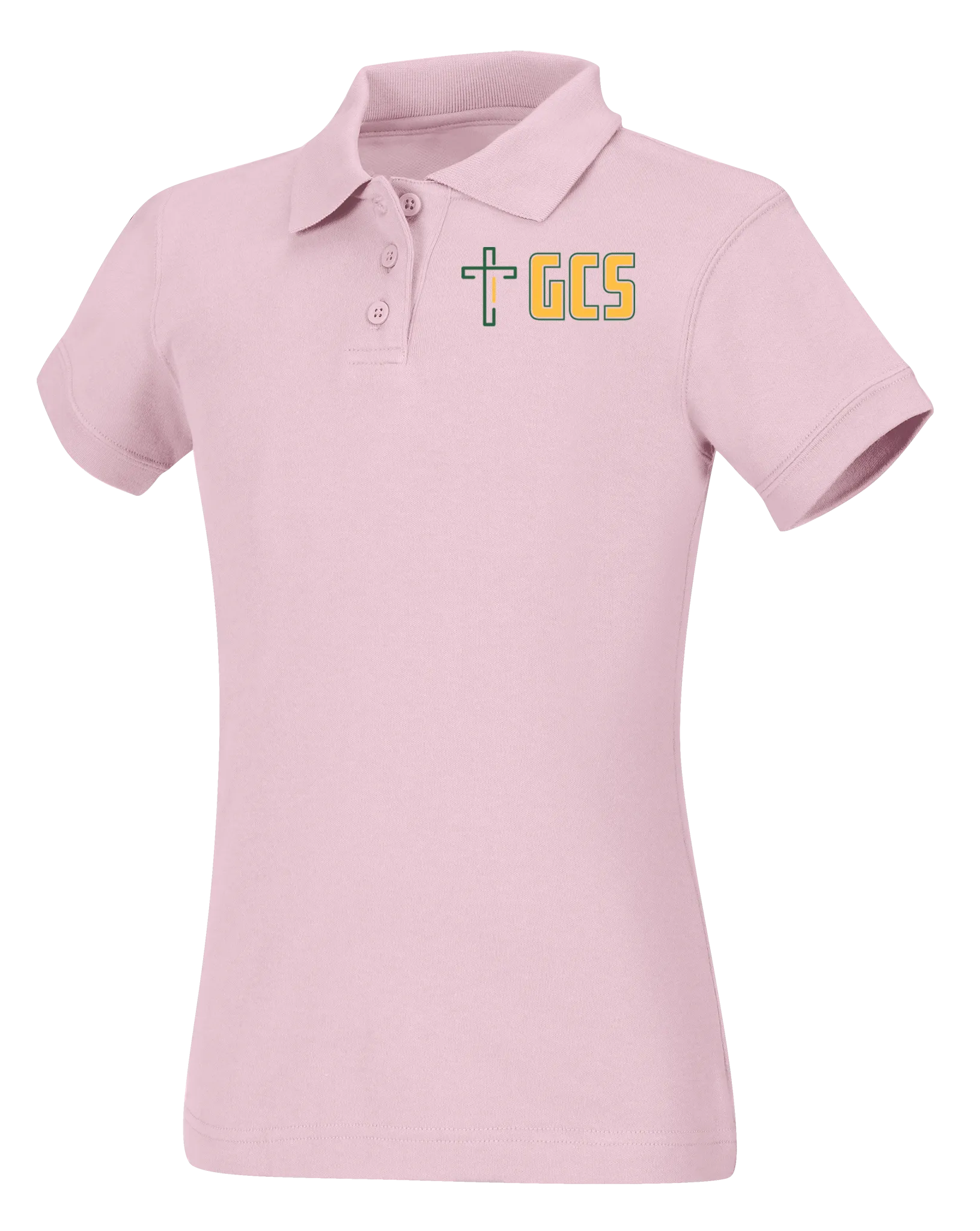 Discounted Juniors Short Sleeve Fitted Interlock Polo