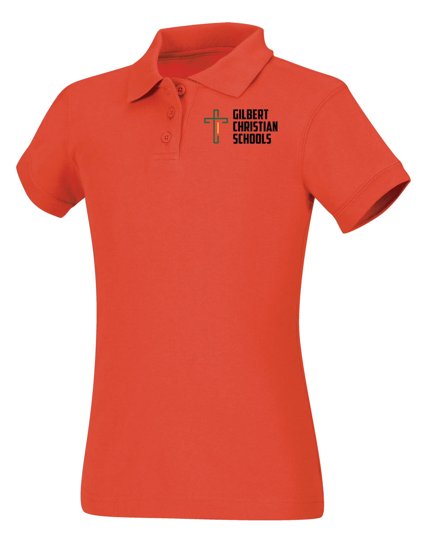 Discounted Juniors Short Sleeve Fitted Interlock Polo