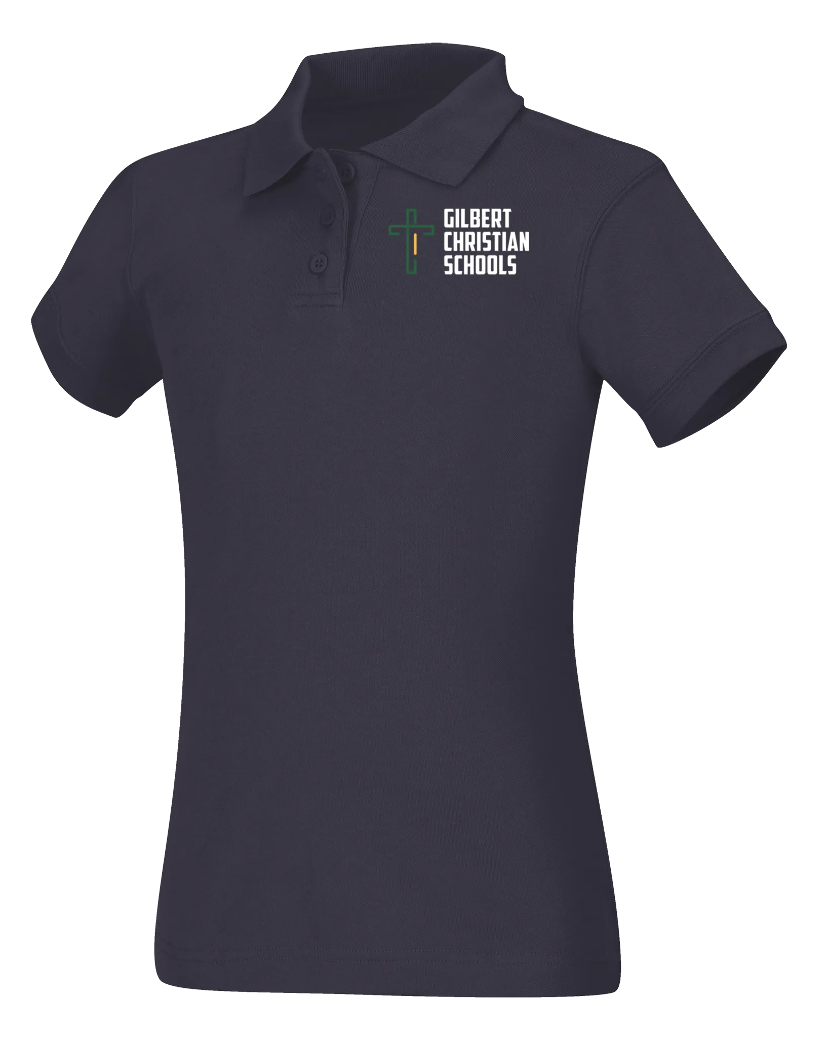 Discounted Juniors Short Sleeve Fitted Interlock Polo