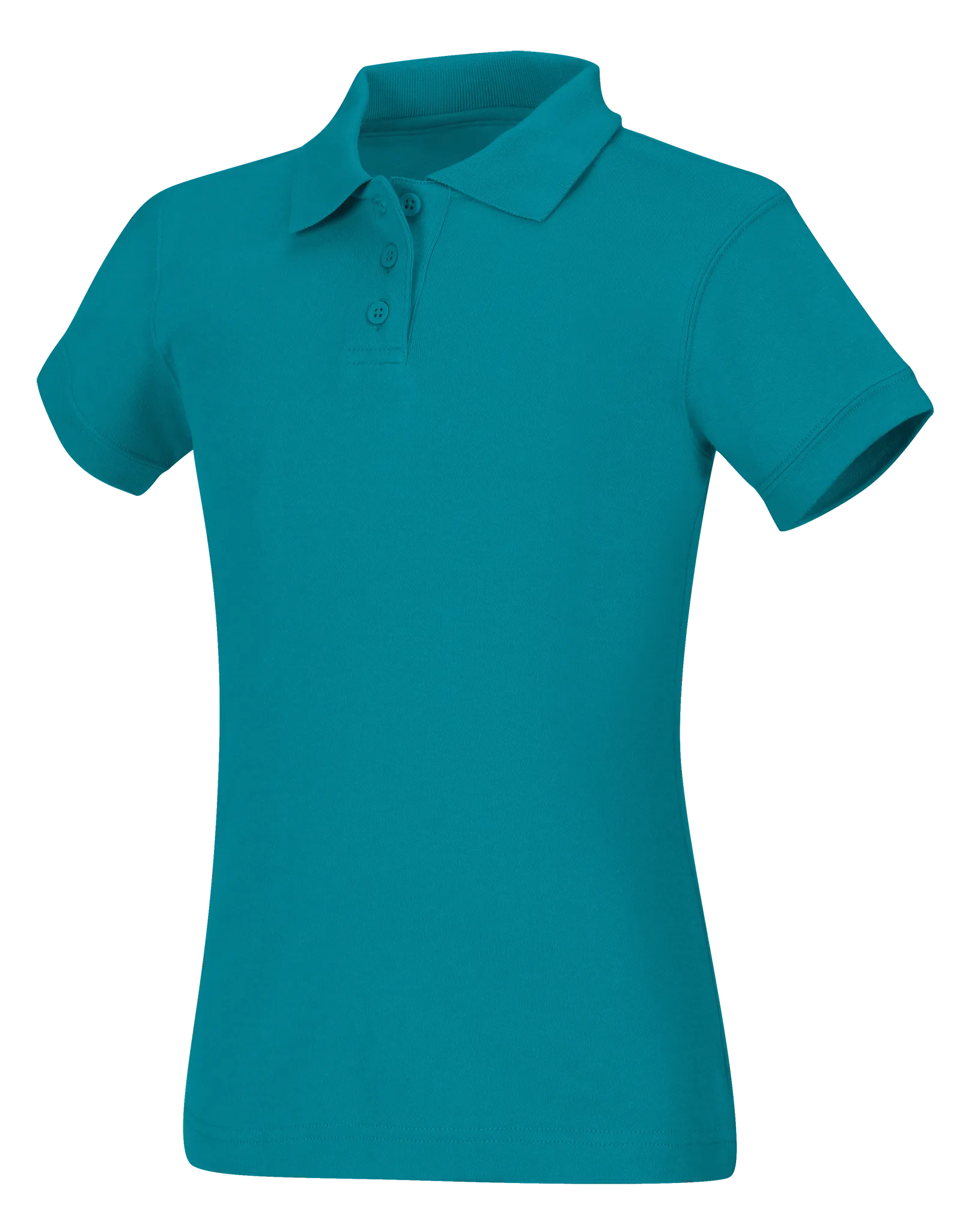 Discounted Juniors Short Sleeve Fitted Interlock Polo