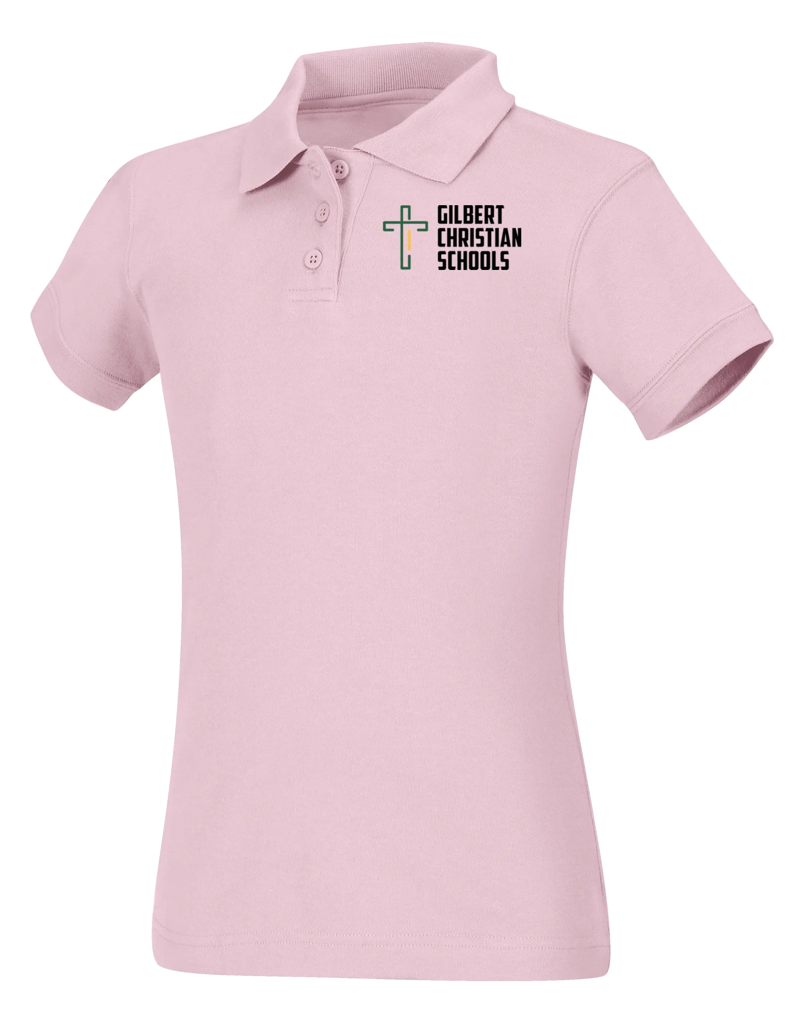 Discounted Juniors Short Sleeve Fitted Interlock Polo