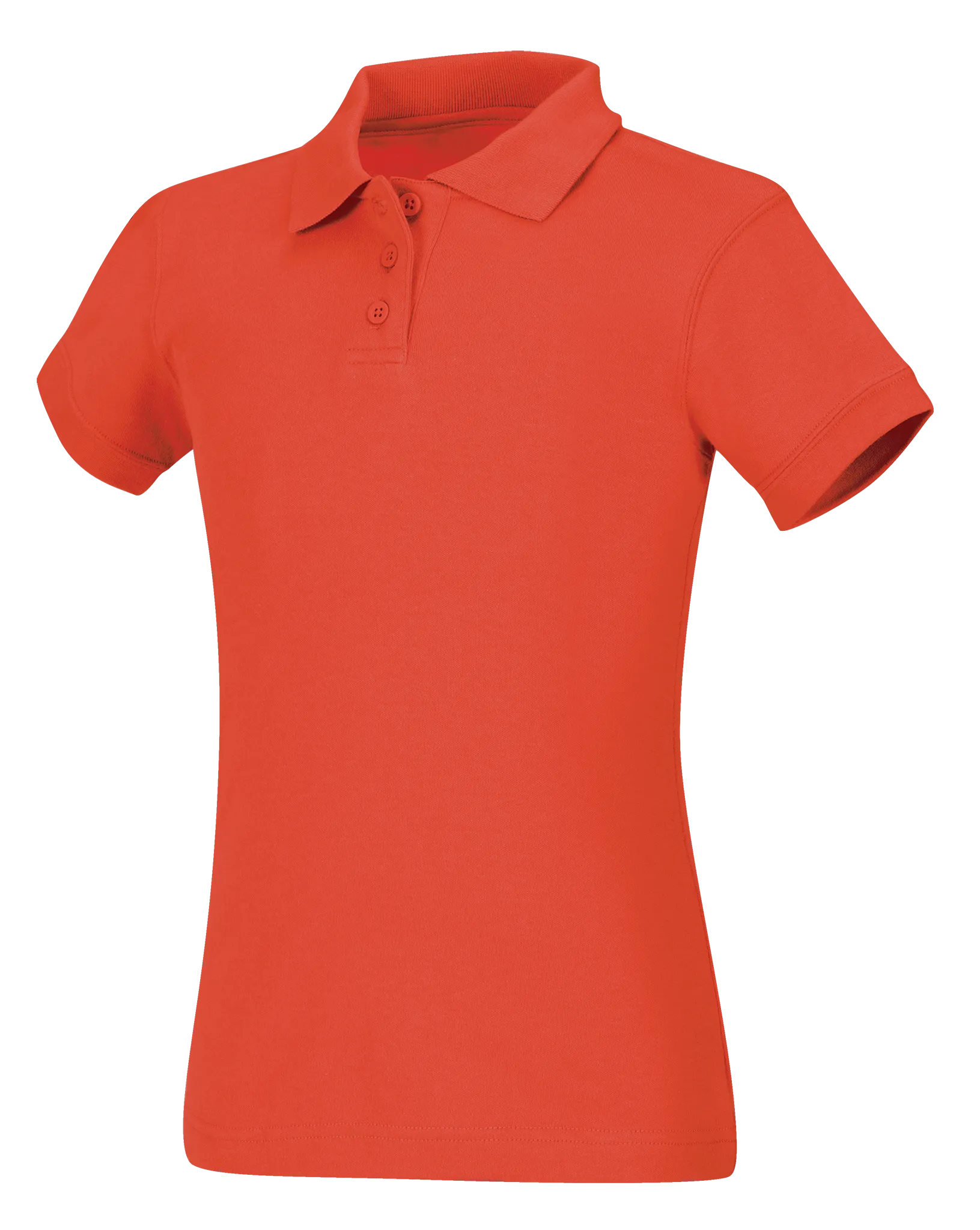 Discounted Juniors Short Sleeve Fitted Interlock Polo