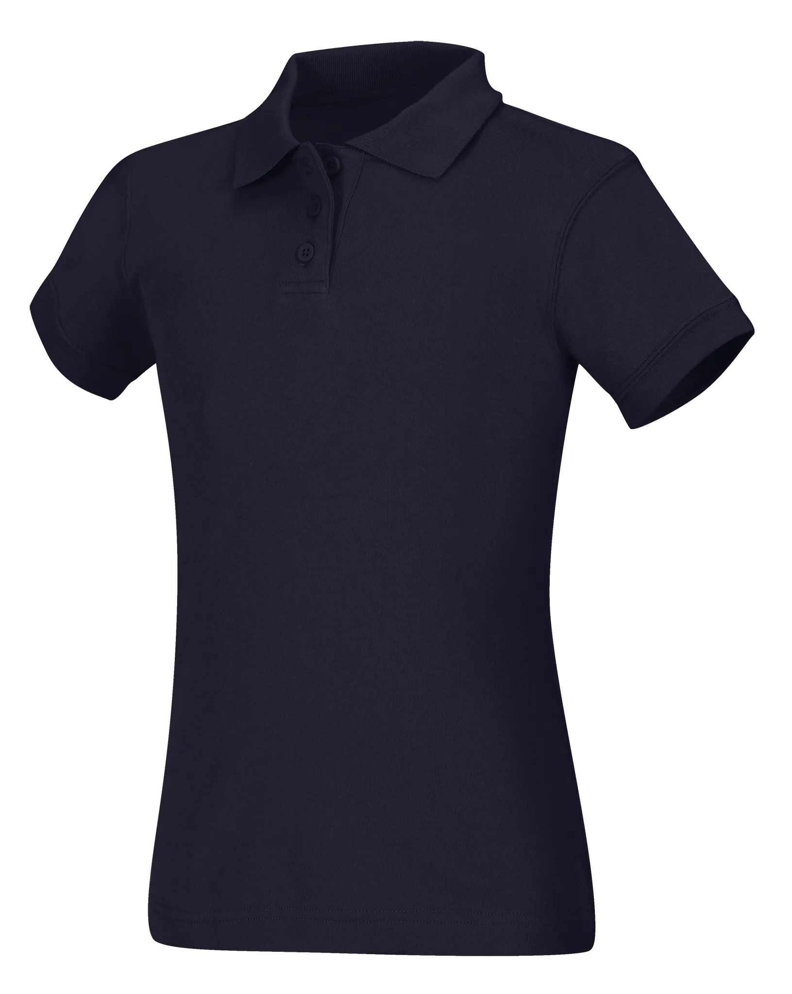 Discounted Juniors Short Sleeve Fitted Interlock Polo