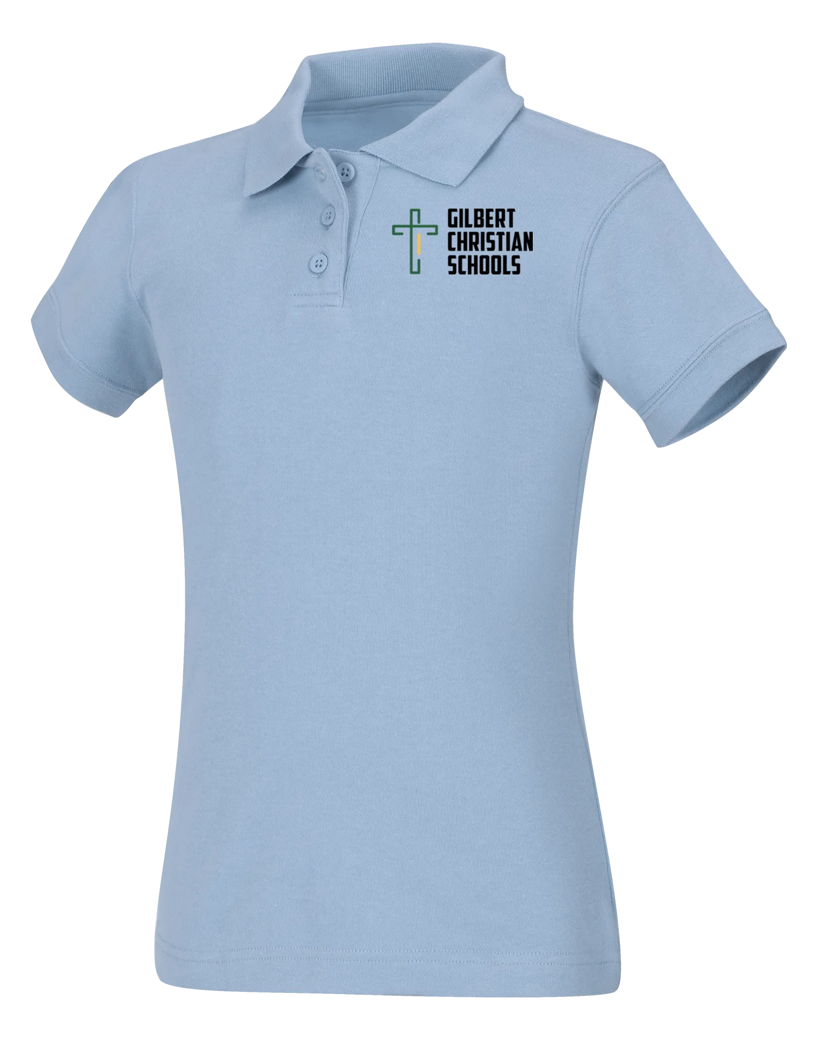 Discounted Juniors Short Sleeve Fitted Interlock Polo