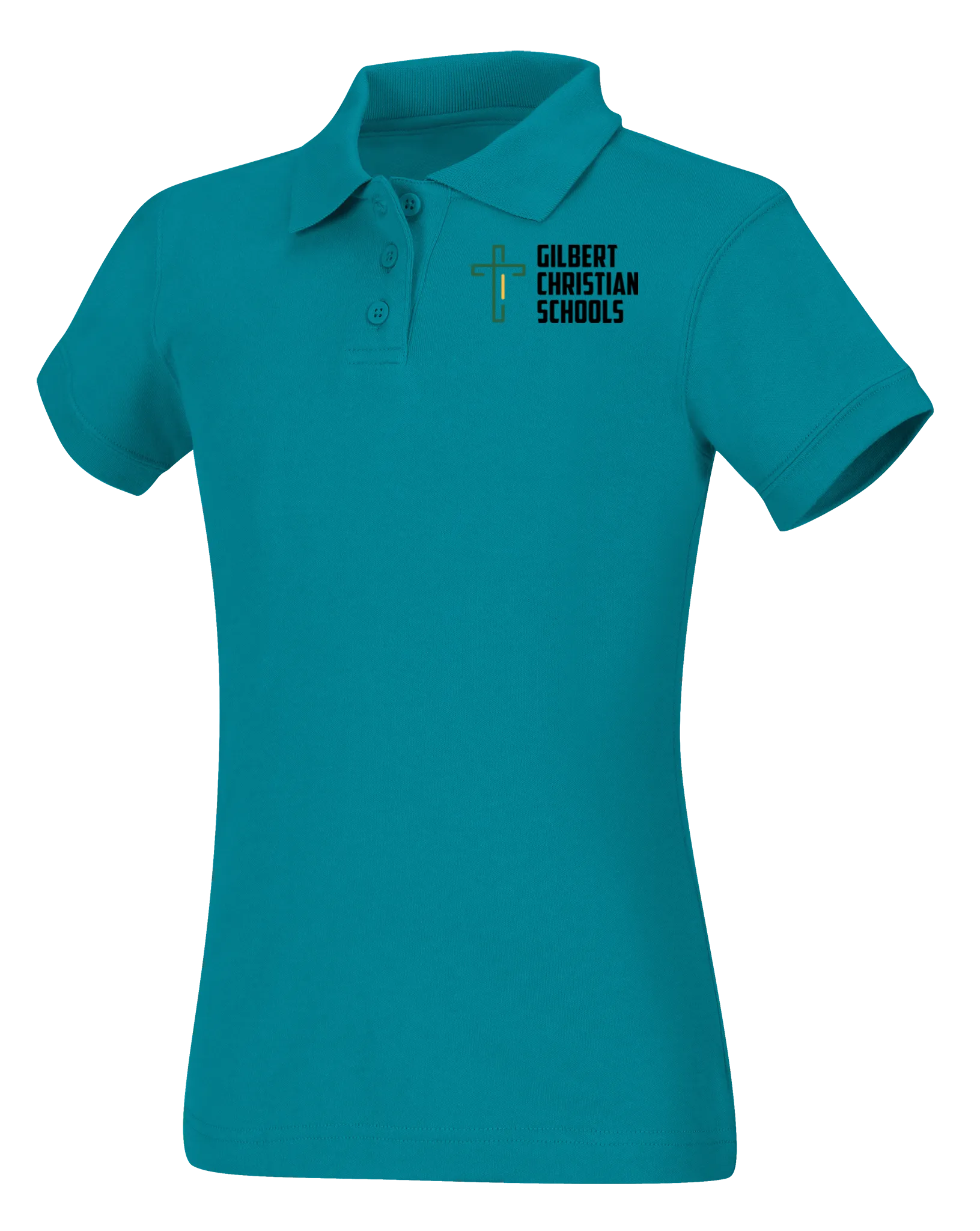 Discounted Juniors Short Sleeve Fitted Interlock Polo