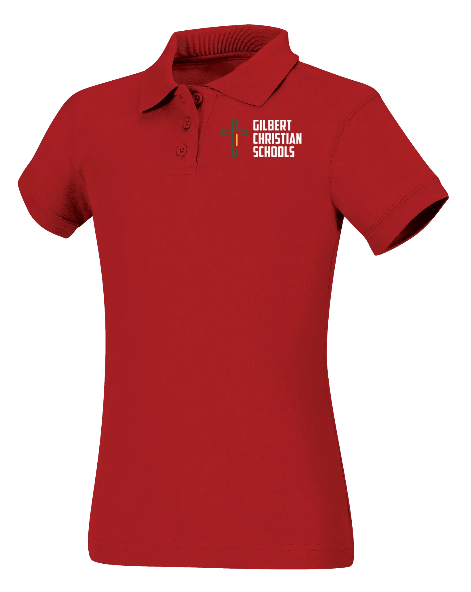 Discounted Juniors Short Sleeve Fitted Interlock Polo