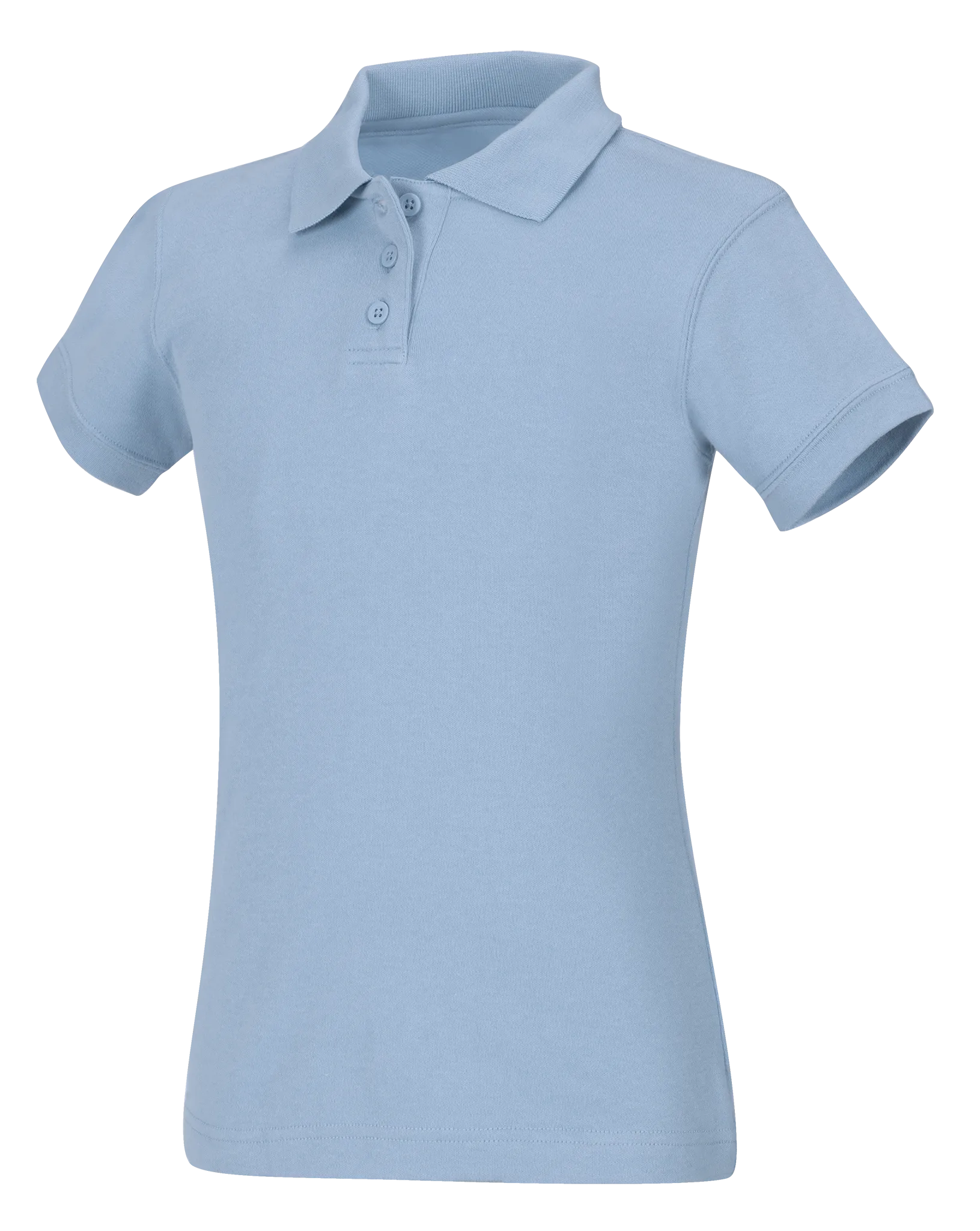 Discounted Juniors Short Sleeve Fitted Interlock Polo