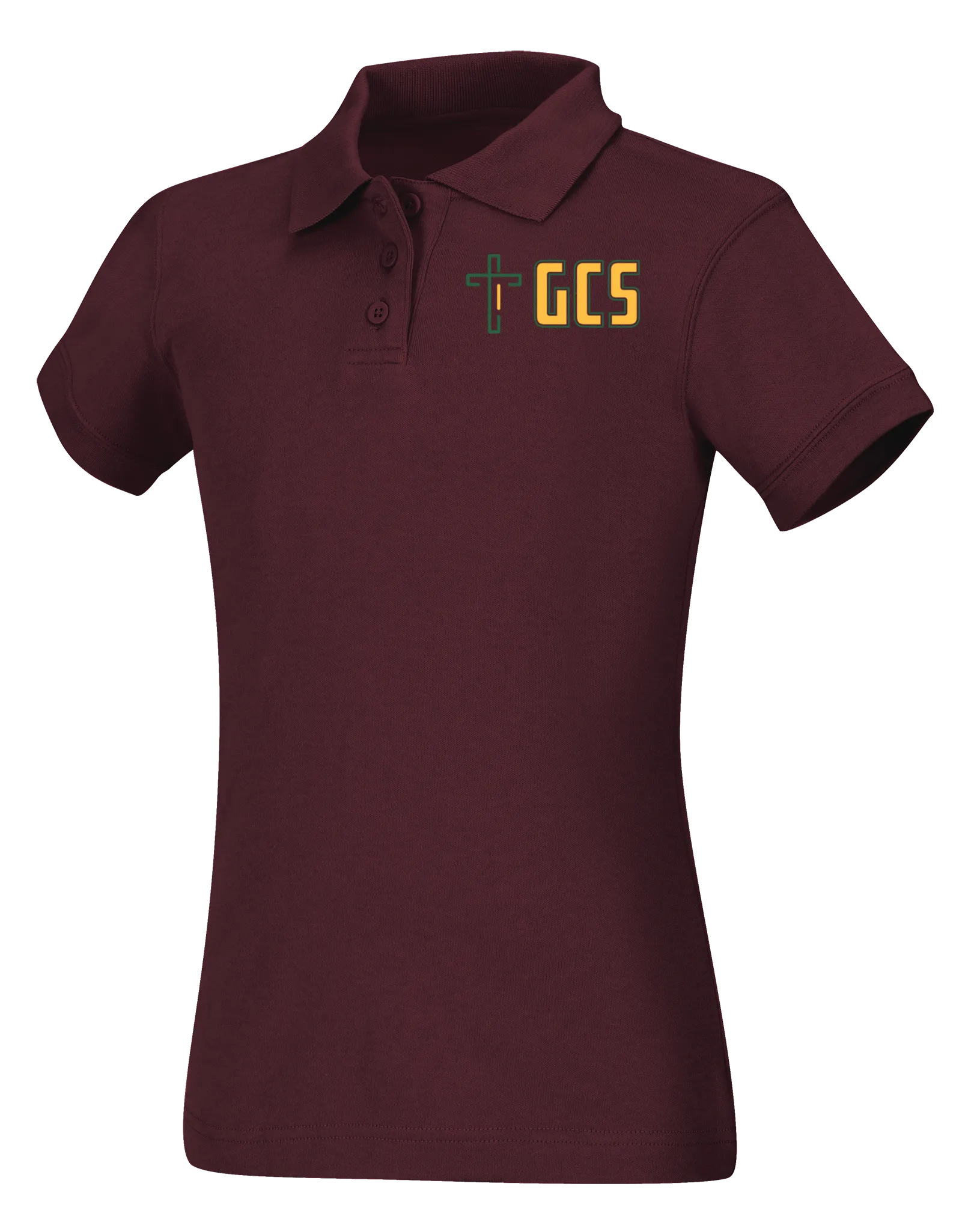 Discounted Juniors Short Sleeve Fitted Interlock Polo