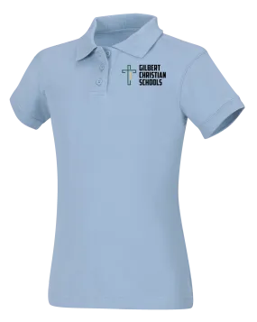 Discounted Juniors Short Sleeve Fitted Interlock Polo