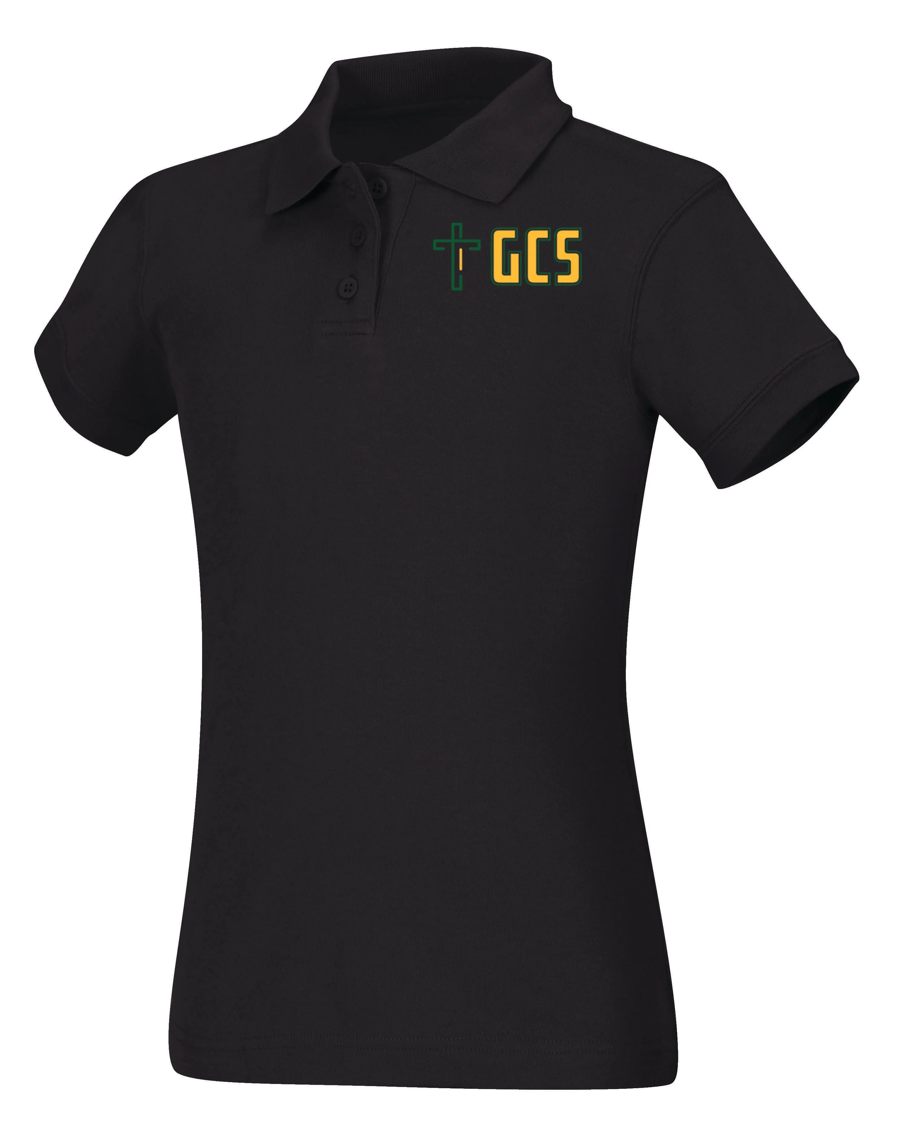Discounted Juniors Short Sleeve Fitted Interlock Polo
