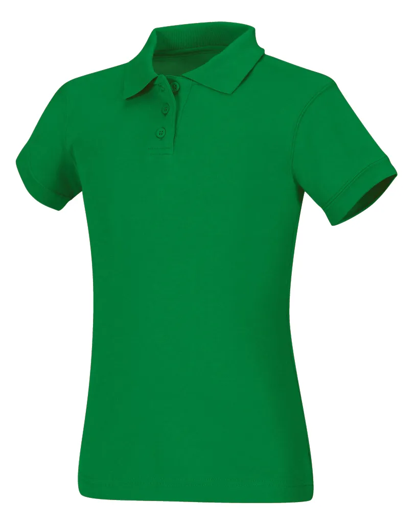 Discounted Juniors Short Sleeve Fitted Interlock Polo