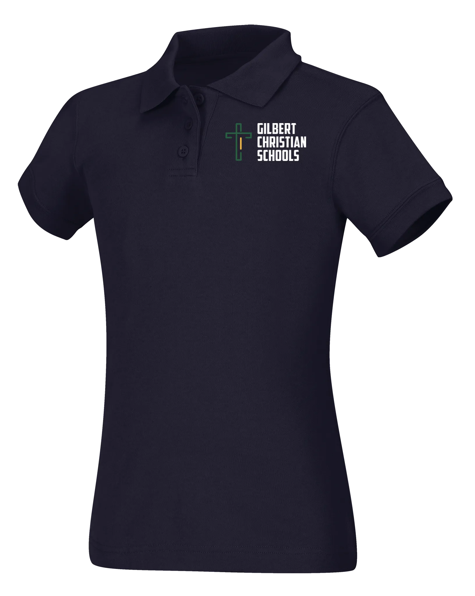 Discounted Juniors Short Sleeve Fitted Interlock Polo