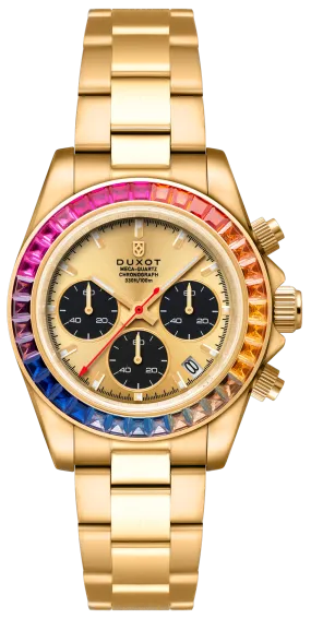 Duxot Accelero Rainbow Chronograph Sunray Gold DX-2064-44