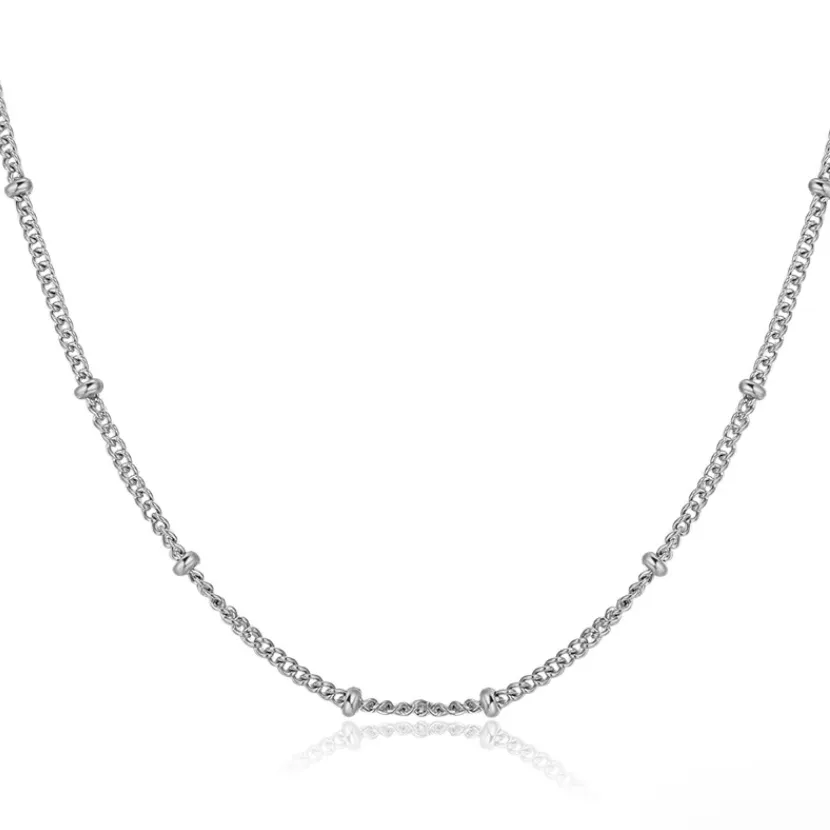 Elise dainty satellite ball chain necklace