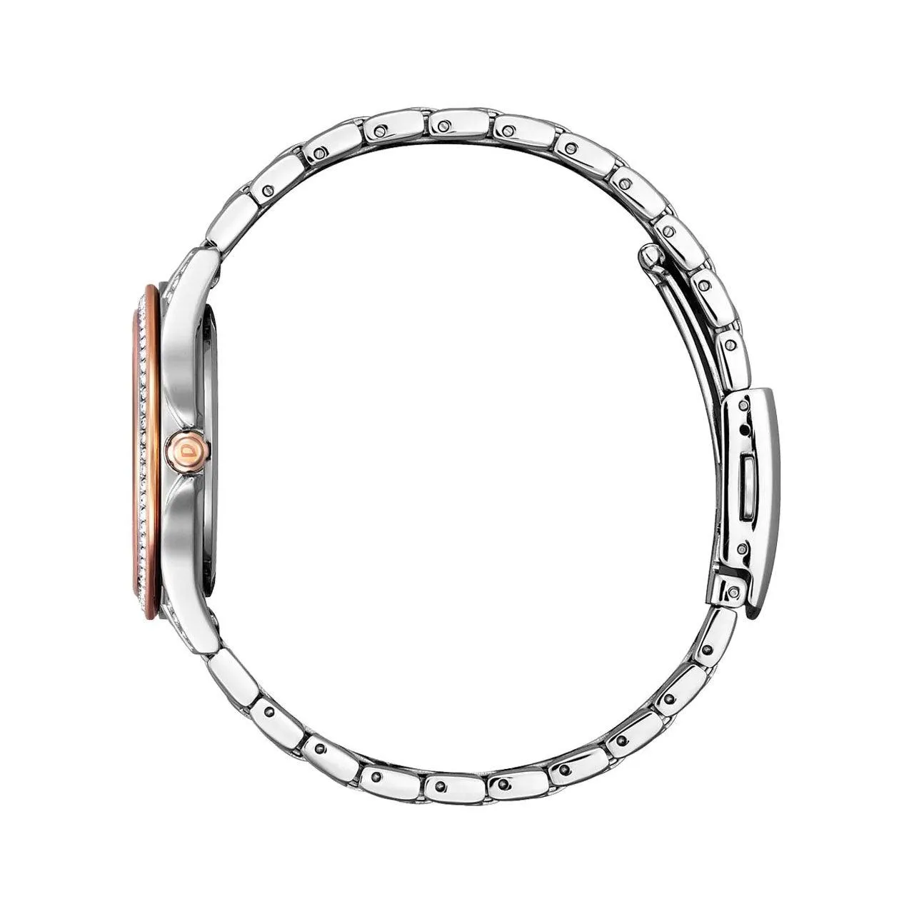 EM0946-58E - Ladies Stainless Two Tone Eco-Drive Watch