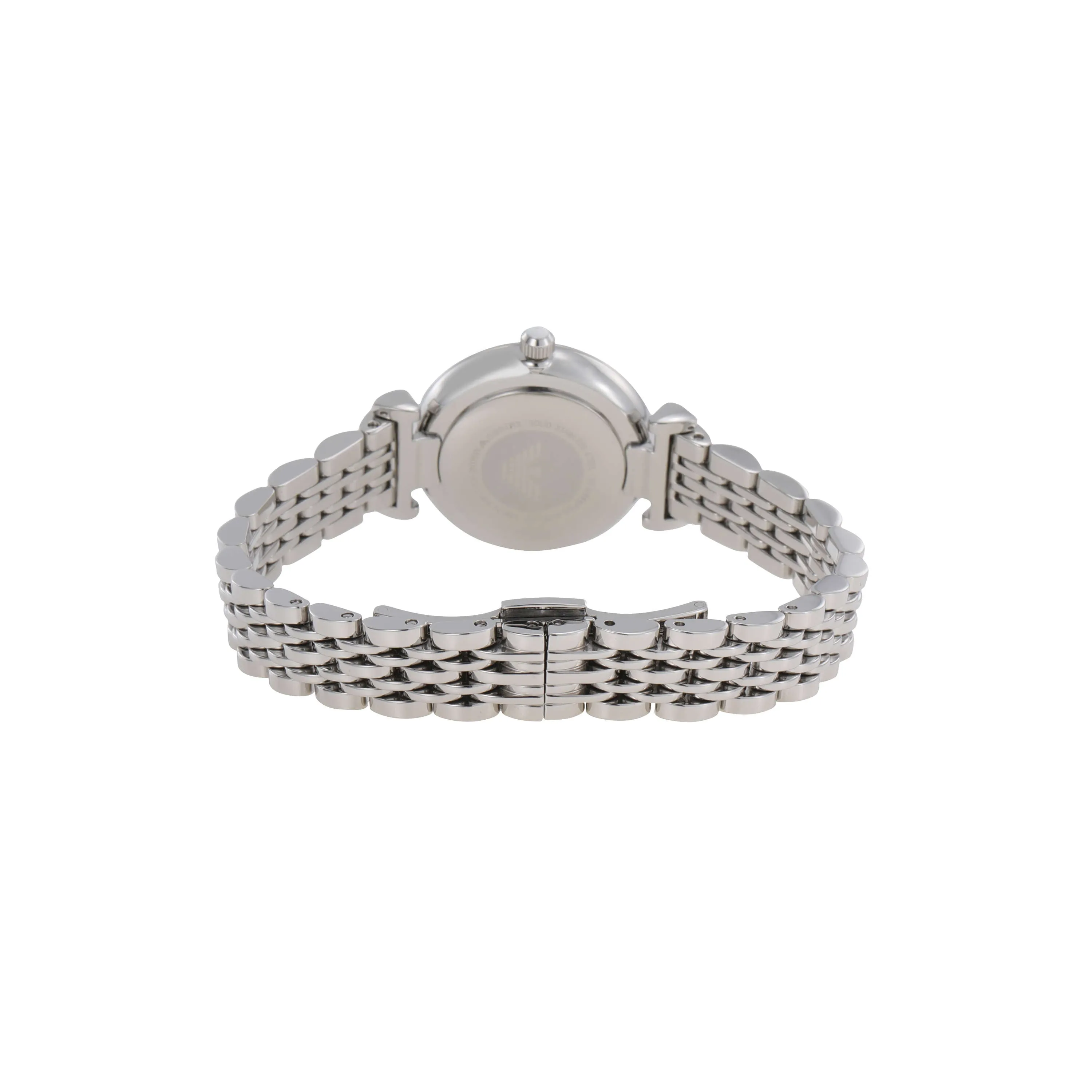 Emporio Armani Silver Tone Analogue Watch AR11204