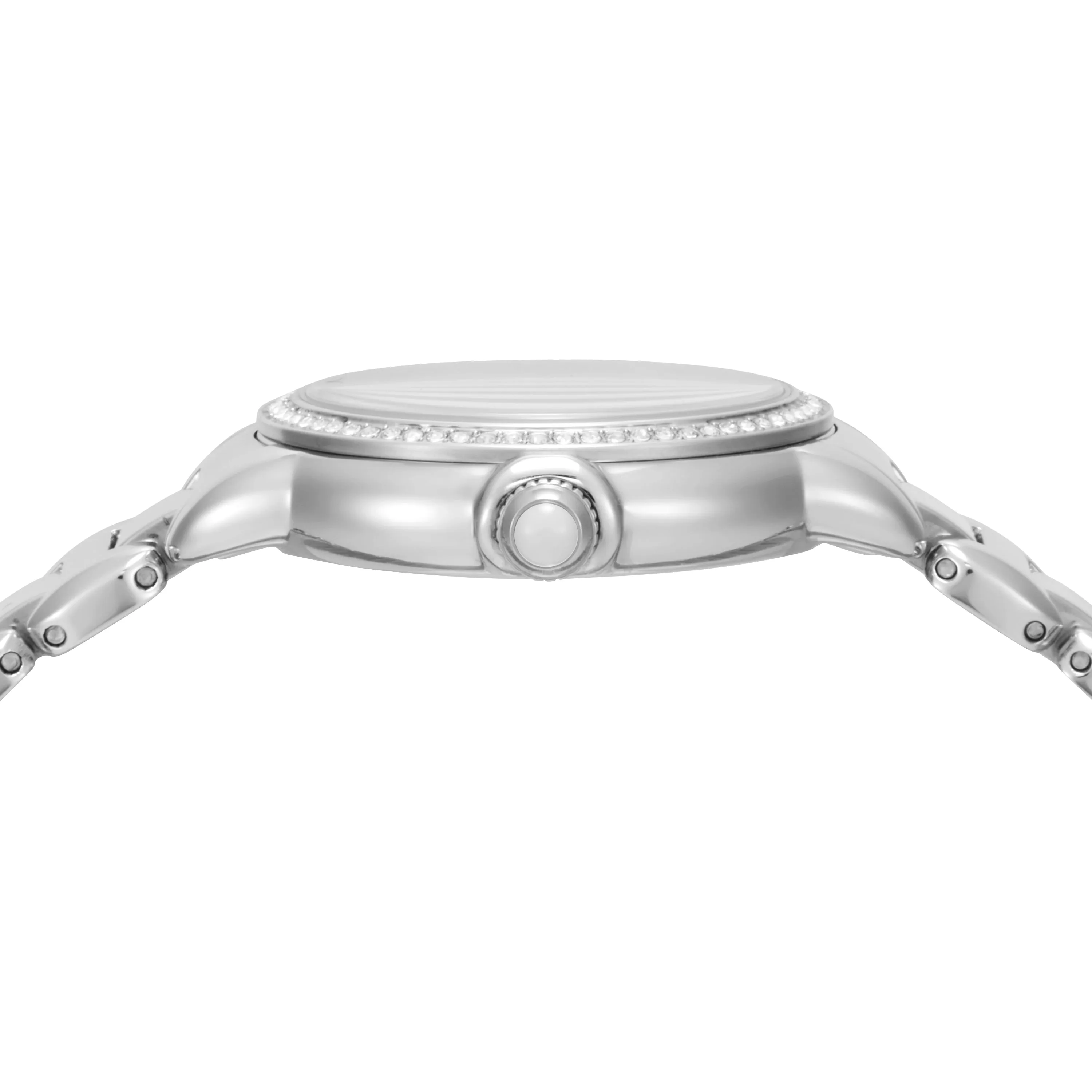 Emporio Armani Silver Tone Analogue Watch AR11596