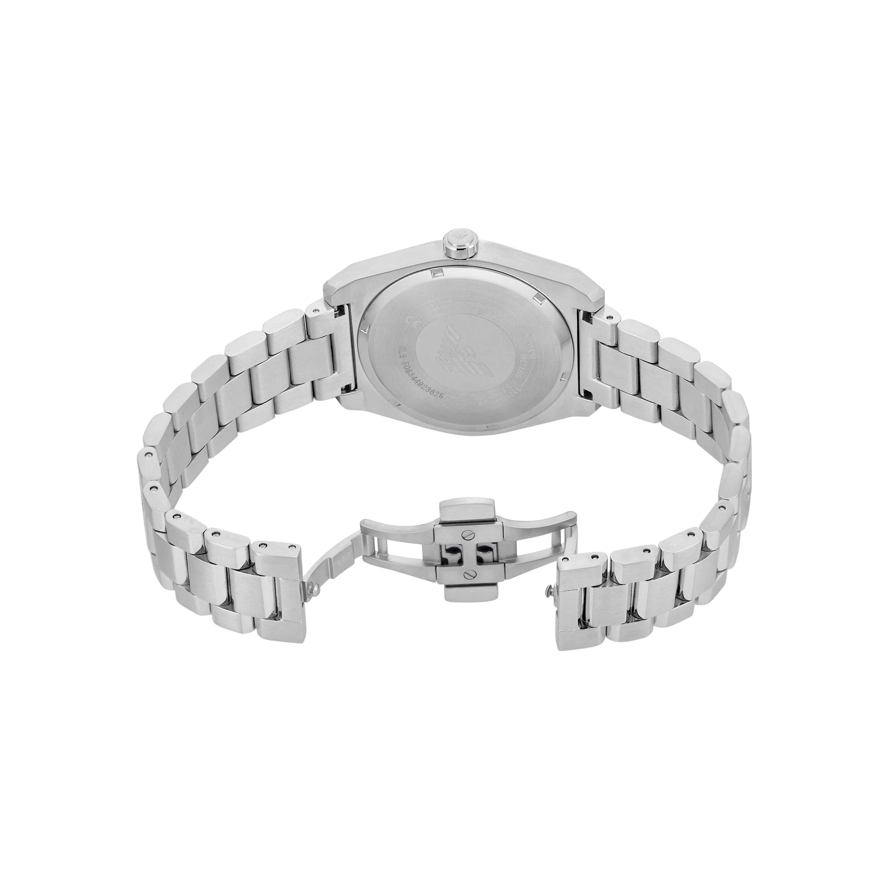 Emporio Armani Silver Tone Analogue Watch AR11622