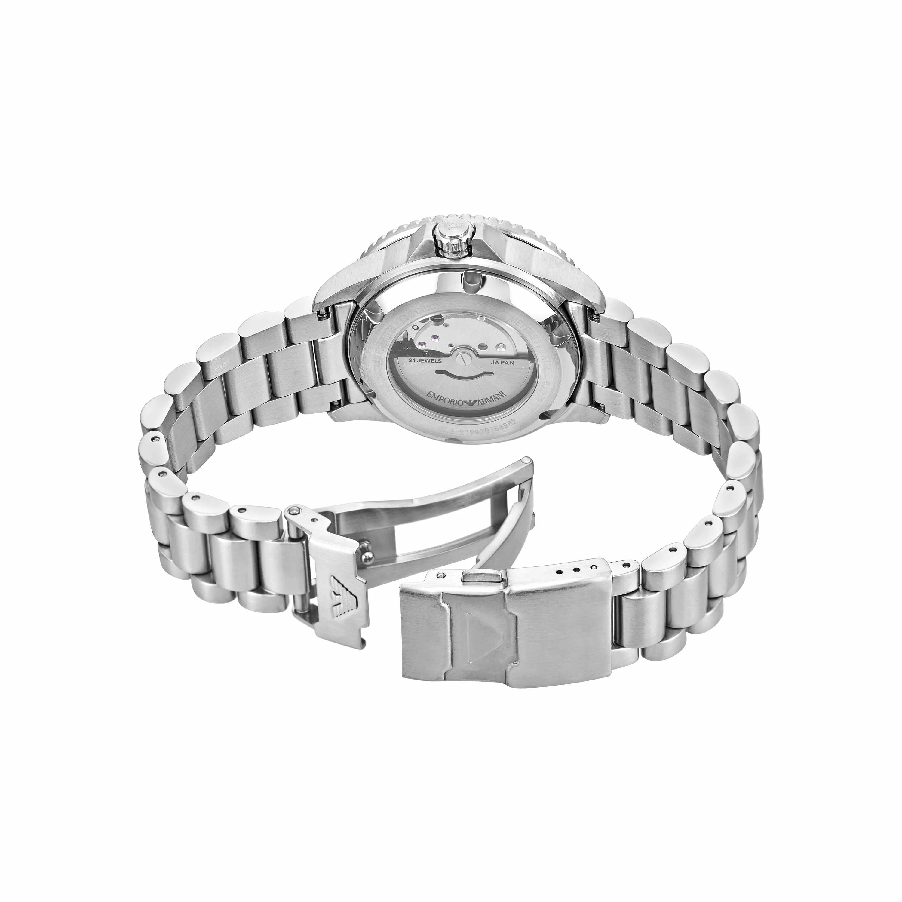 Emporio Armani Silver Tone Analogue Watch AR60079