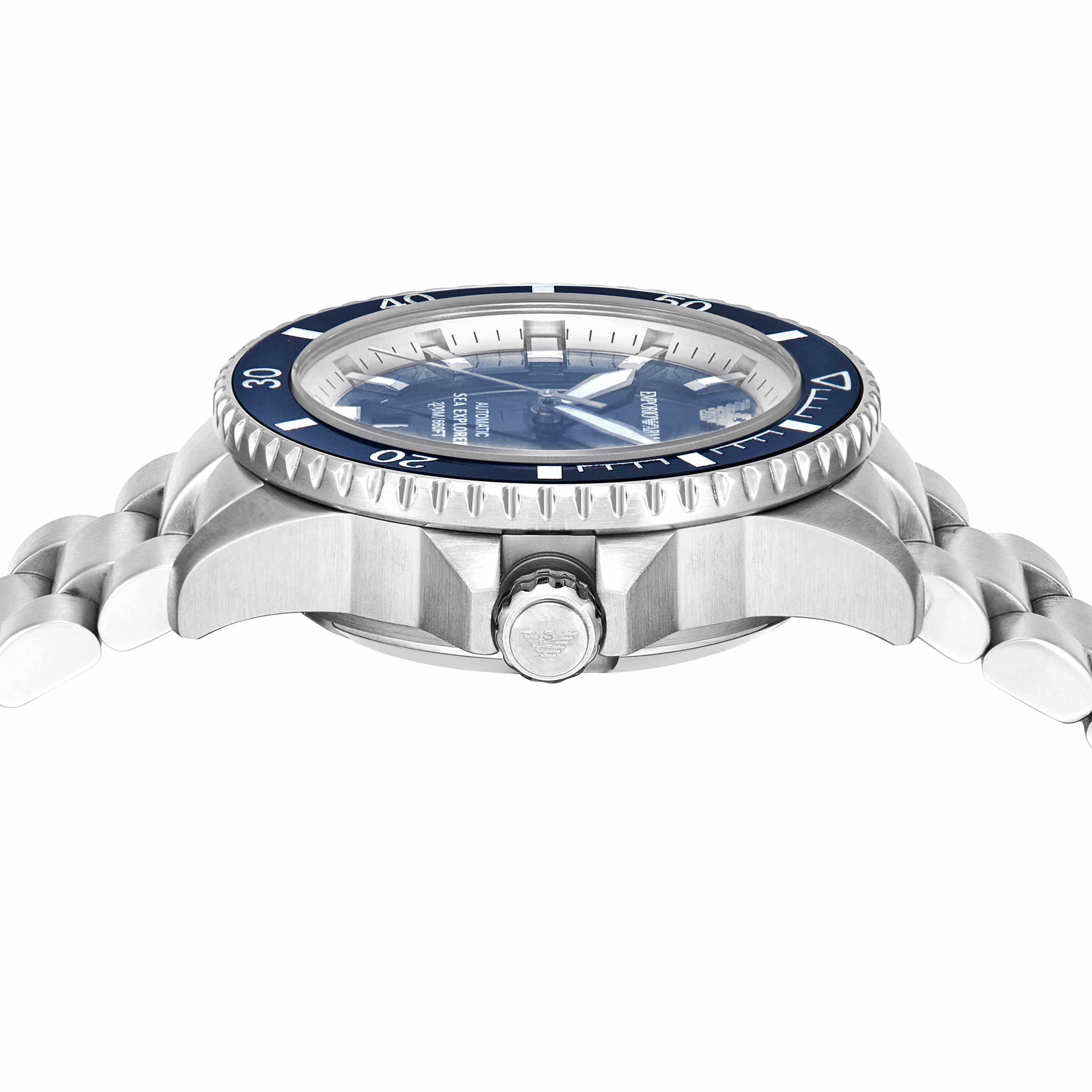Emporio Armani Silver Tone Analogue Watch AR60079