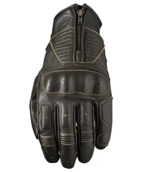 Five Kansas Leather Gloves Brown