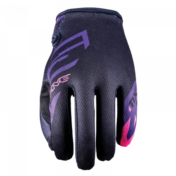 FIVE MXF 4 WOMENS SCRUB GLOVES - BLACK/PINK