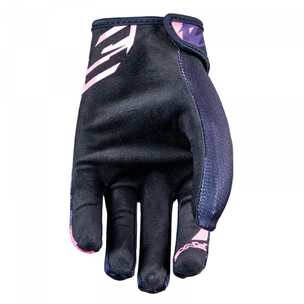 FIVE MXF 4 WOMENS SCRUB GLOVES - BLACK/PINK
