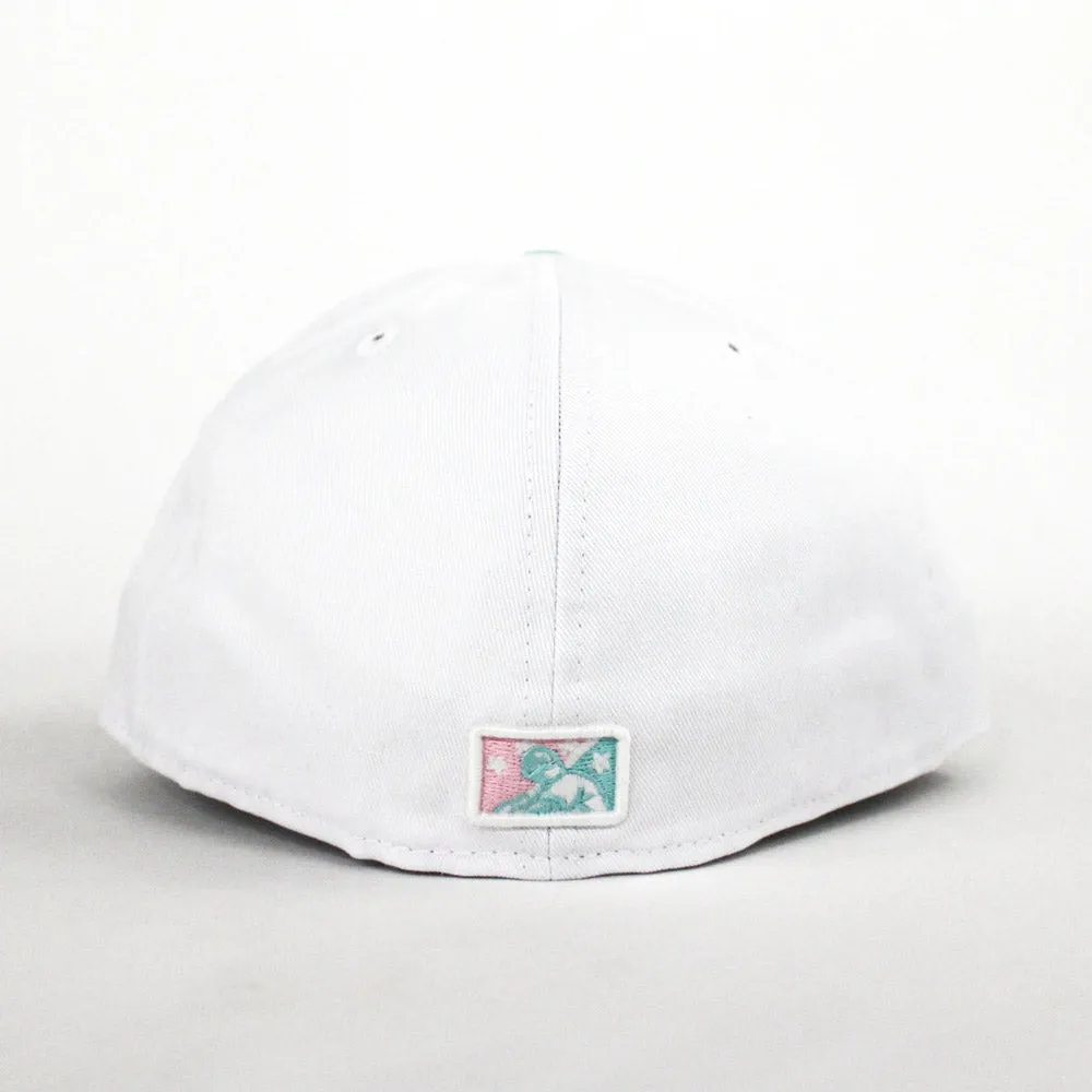Fort Myers Miracle New Era 59fifty Fitted Hat (South Beach Color Gray Under Brim)