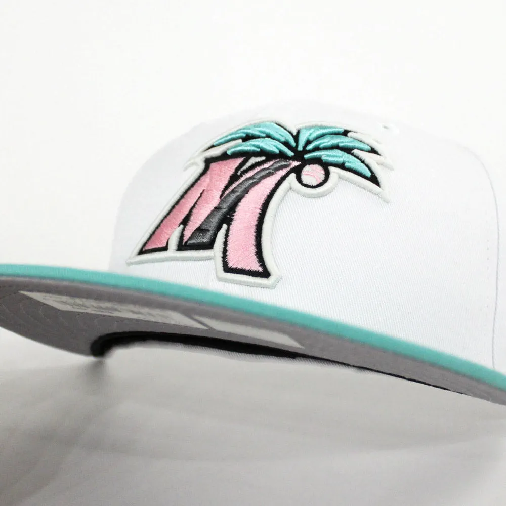 Fort Myers Miracle New Era 59fifty Fitted Hat (South Beach Color Gray Under Brim)