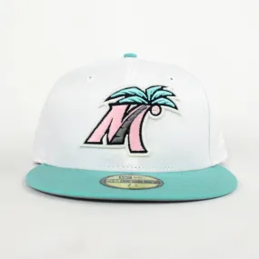 Fort Myers Miracle New Era 59fifty Fitted Hat (South Beach Color Gray Under Brim)