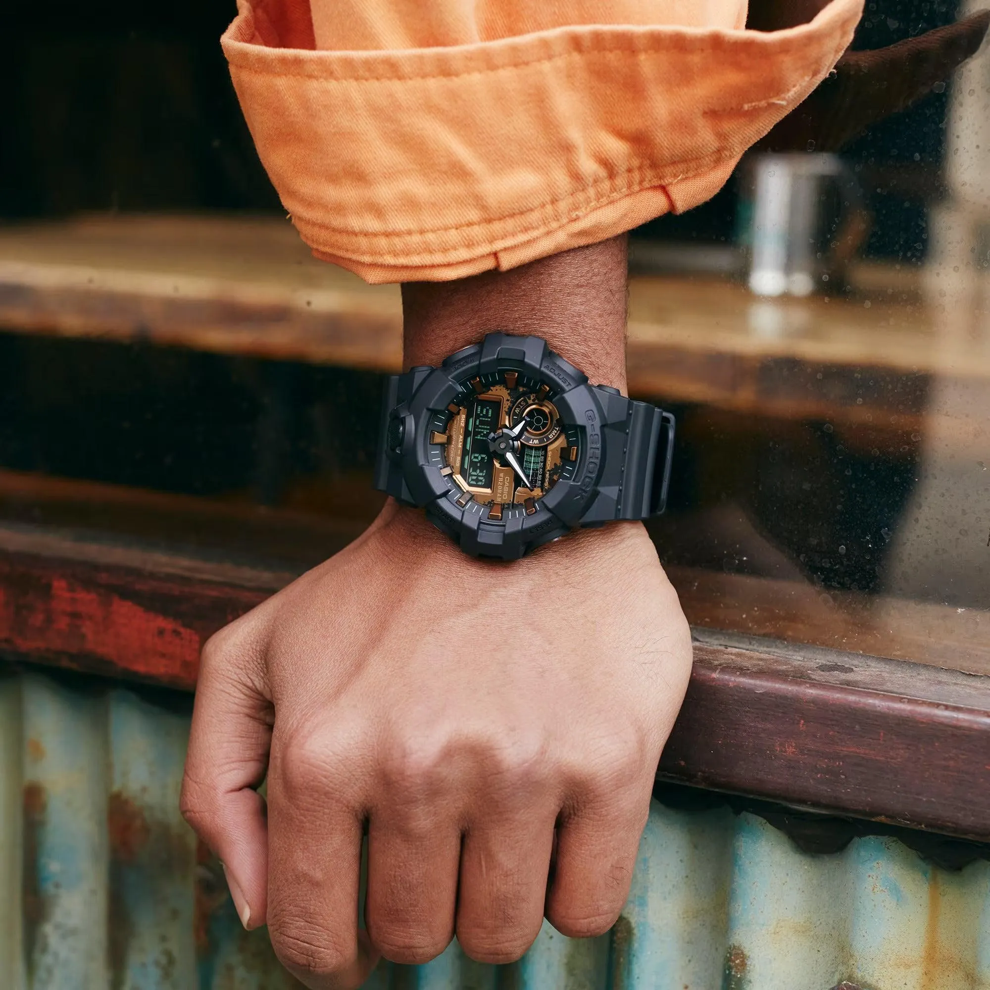G-Shock GA-700 Series - Black & Rust - GA700RC-1A