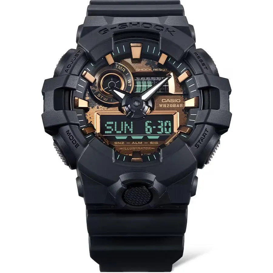 G-Shock GA-700 Series - Black & Rust - GA700RC-1A