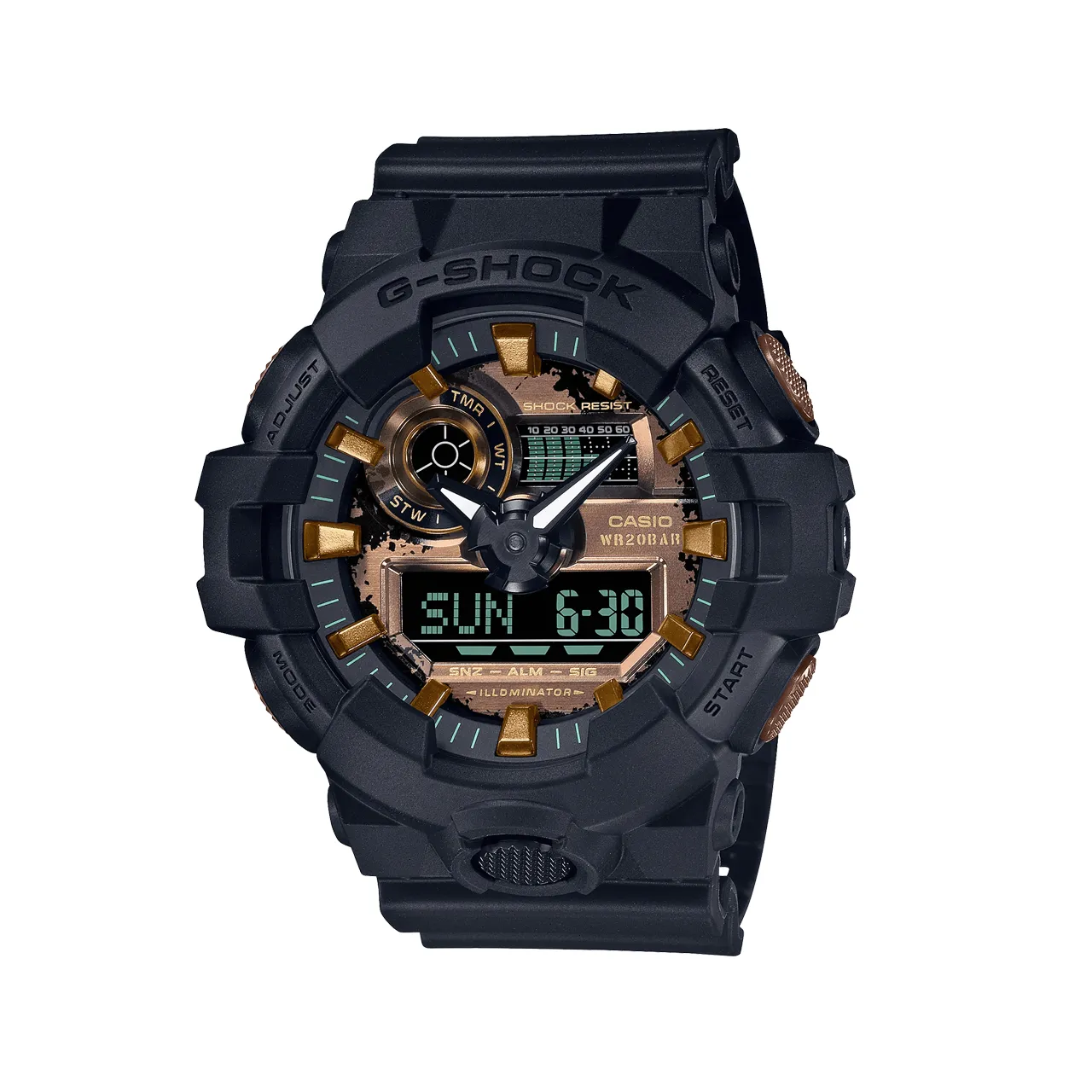G-Shock GA-700 Series - Black & Rust - GA700RC-1A