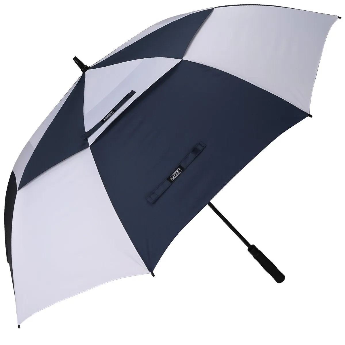 G4Free Automatic Open Golf Umbrella Double Canopy Vented Stick Umbrellas