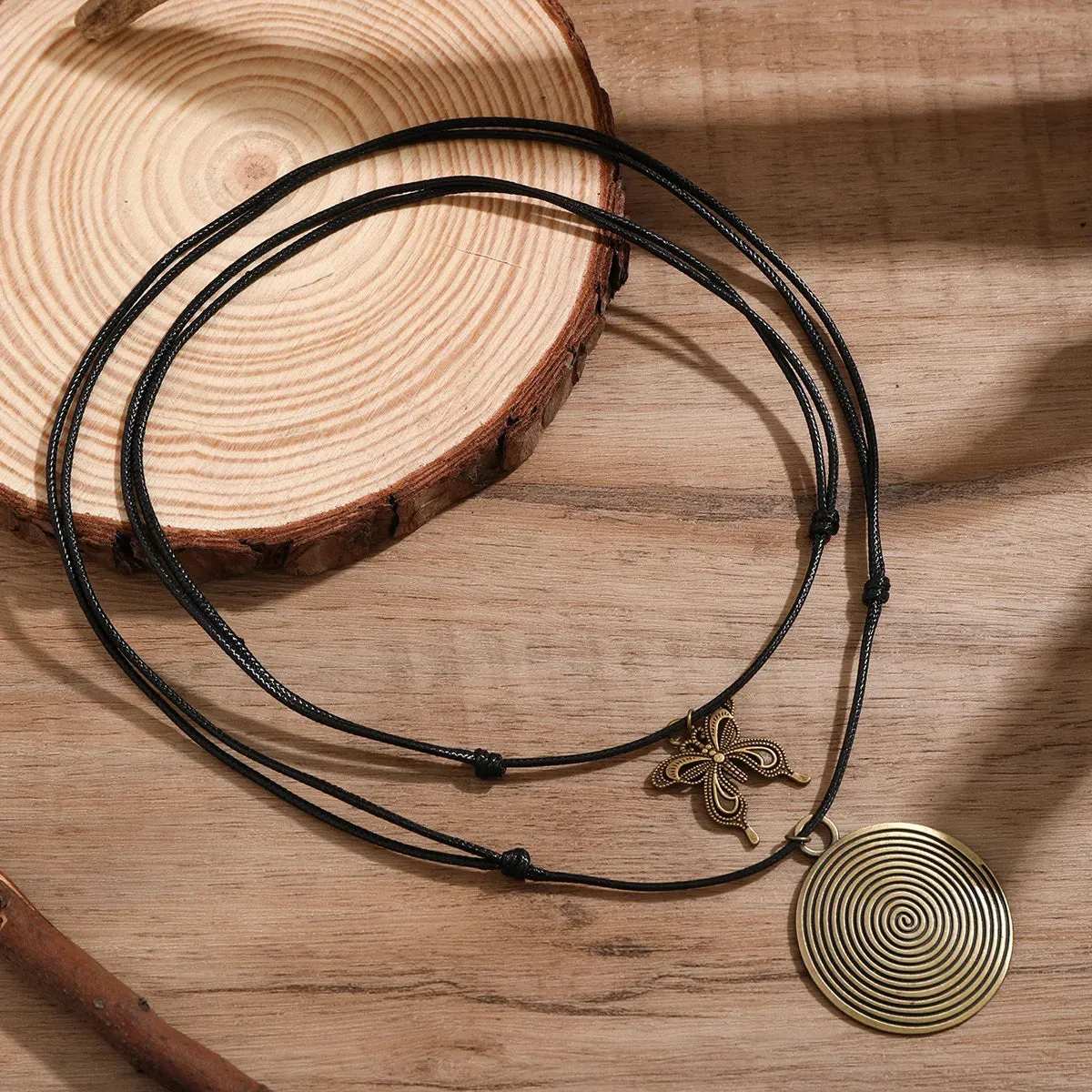 Genuine Leather Statement Necklace