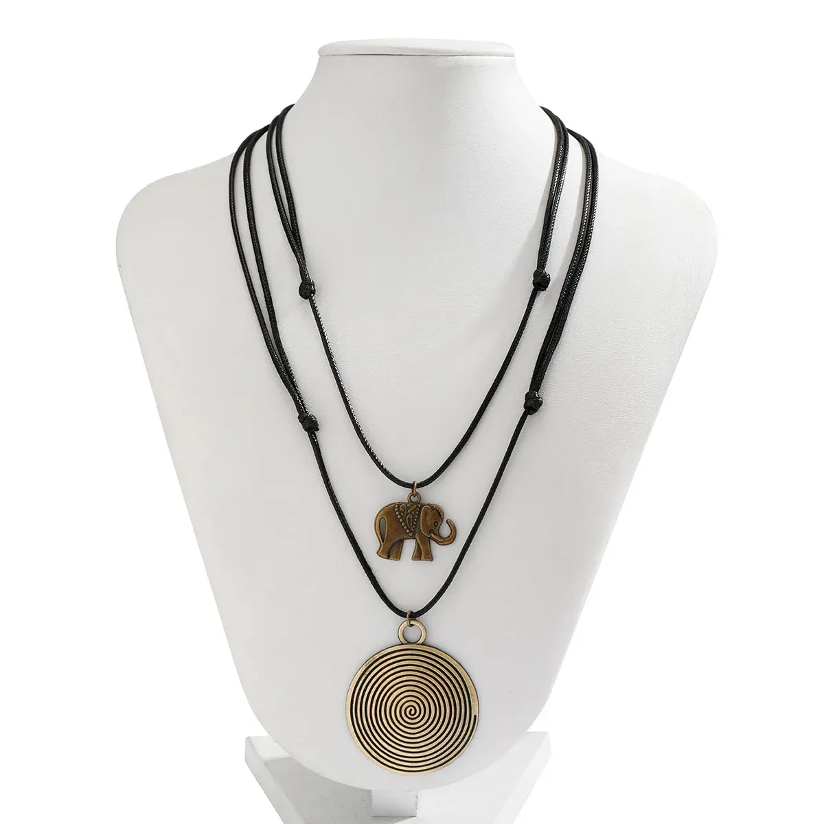 Genuine Leather Statement Necklace