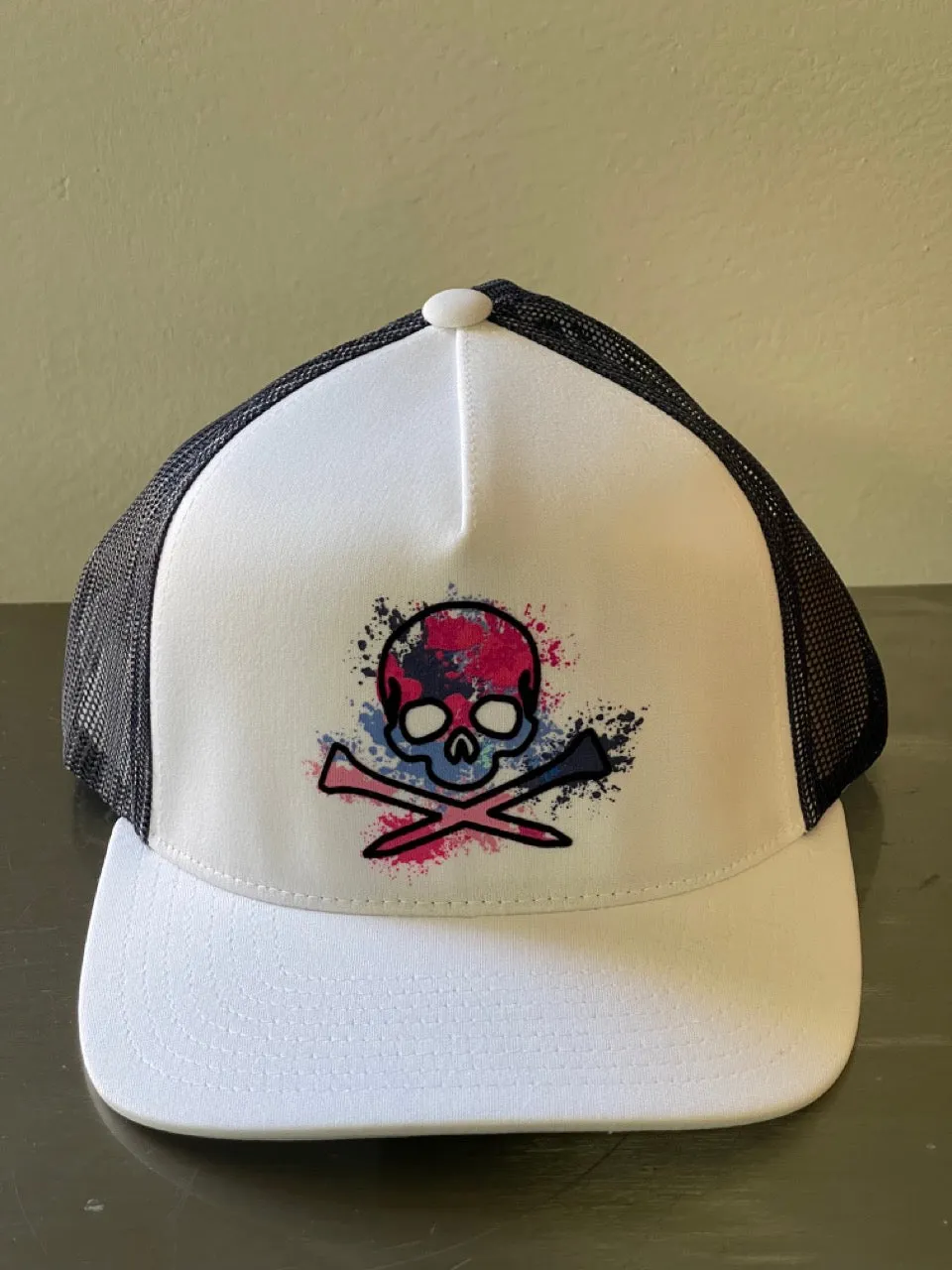 Gfore Golf Cap Splatter Skull & T's Trucker Snapback Snow G4AS22H27