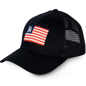 Gillz 3 Gillz Flag Curved Brim Mesh Snapback Hat