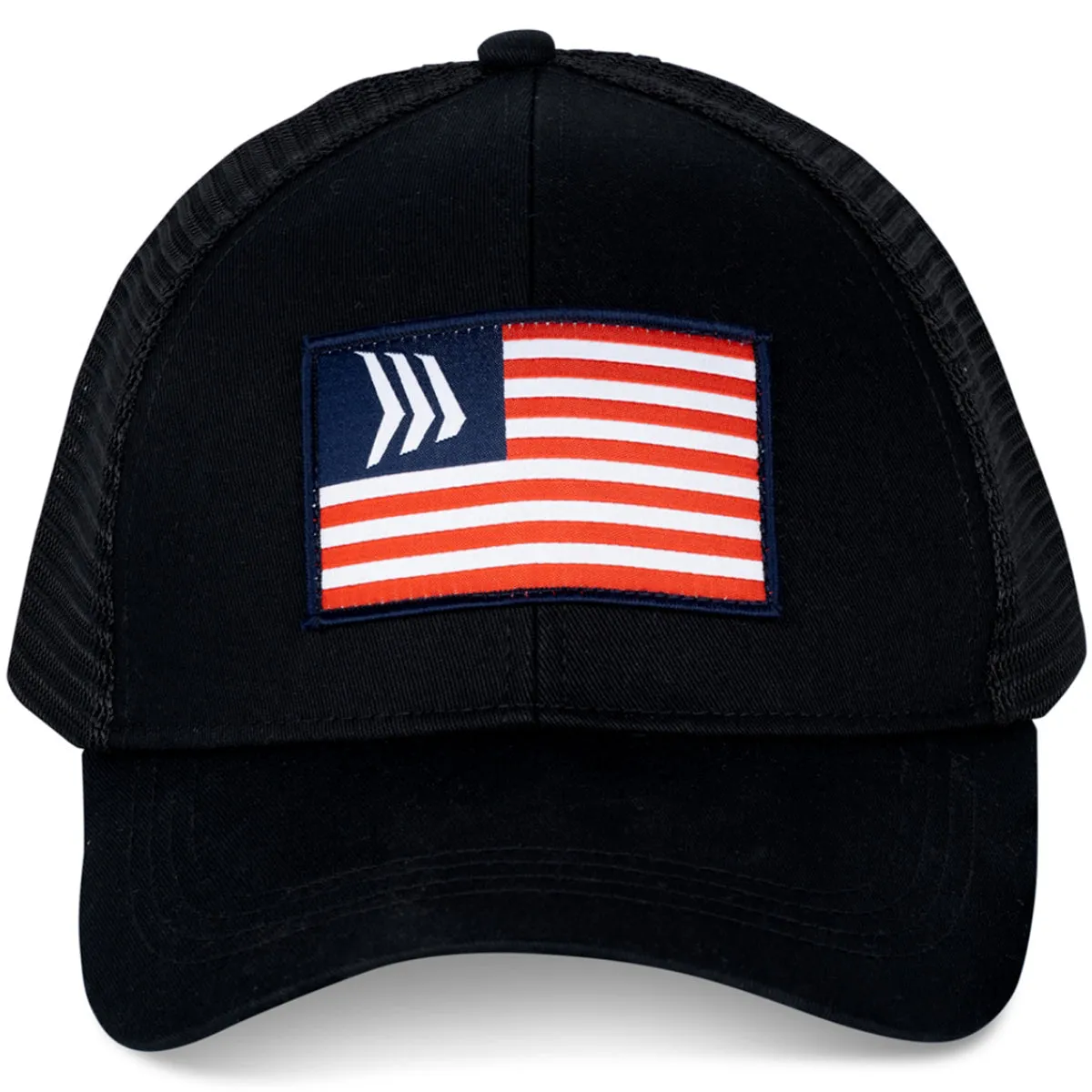 Gillz 3 Gillz Flag Curved Brim Mesh Snapback Hat