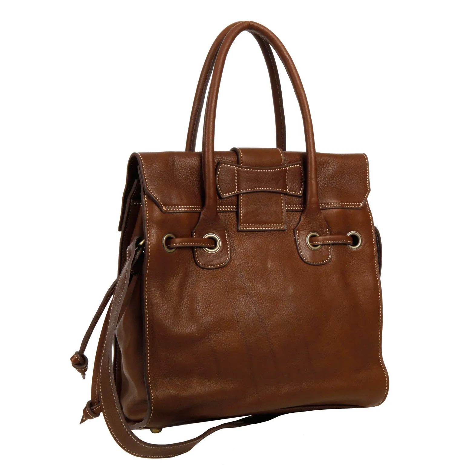 Girona Leather Tote Bag